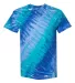 Tilt Tie Dye T-Shirt in Blue front view