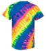 Tilt Tie Dye T-Shirt in Flo rainbow back view