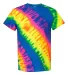 Tilt Tie Dye T-Shirt in Flo rainbow front view