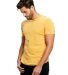 Unisex Pigment-Dyed Destroyed T-Shirt in Pgmnt sunset gld front view