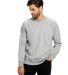 Unisex Flame Resistant Long Sleeve Raglan T-Shirt in Silver front view