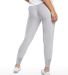 US Blanks / US571 Women's Plush Velour Pants in Silver back view