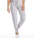 US Blanks / US571 Women's Plush Velour Pants in Silver front view