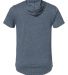 Next Level Apparel 2022 Mock Twist Short Sleeve Ho in Indigo back view