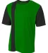 A4 Apparel NB3016 Youth Legend Soccer Jersey KELLY/ BLACK front view