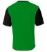 A4 Apparel NB3016 Youth Legend Soccer Jersey KELLY/ BLACK back view