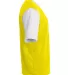 A4 Apparel NB3016 Youth Legend Soccer Jersey SFTY YELLOW/ WHT side view
