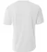 A4 Apparel NB3017 Youth Premier Soccer Jersey WHITE back view