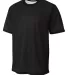 A4 Apparel NB3172 Youth Match Reversible Jersey BLACK/ WHITE front view
