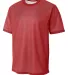A4 Apparel NB3172 Youth Match Reversible Jersey SCARLET/ WHITE front view