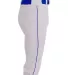 A4 Apparel NB6003 Youth Baseball Knicker Pant WHITE/ ROYAL side view