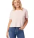 Alternative Apparel 5114 Women’s Vintage Jersey  VINT FADED PINK front view