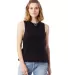 Alternative Apparel 1016 Heavy Wash Muscle Tank BLACK front view