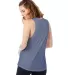 Alternative Apparel 3095 Women's Slinky Jersey Mus STONEWASH BLUE back view