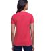 Next Level Apparel 4240 Women's Eco Performance V in Heather red back view