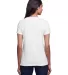 Next Level Apparel 4240 Women's Eco Performance V in White back view