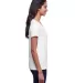 Next Level Apparel 4240 Women's Eco Performance V in White side view