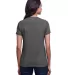 Next Level Apparel 4240 Women's Eco Performance V in Heavy metal back view
