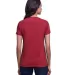 Next Level Apparel 4240 Women's Eco Performance V in Cardinal back view