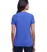 Next Level Apparel 4240 Women's Eco Performance V in Heather sapphire back view