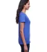 Next Level Apparel 4240 Women's Eco Performance V in Heather sapphire side view