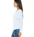 BELLA 8850 Womens Long Sleeve Dolman Shirt in Blue marble side view