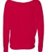 BELLA 8850 Womens Long Sleeve Dolman Shirt in Red