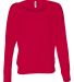 BELLA 8850 Womens Long Sleeve Dolman Shirt in Red