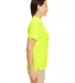 Core 365 78181R Ladies' Radiant Performance Piqué SAFETY YELLOW side view