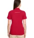 Core 365 78181R Ladies' Radiant Performance Piqué CLASSIC RED back view