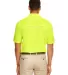 Core 365 88181R Men's Radiant Performance Piqué P SAFETY YELLOW back view