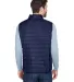 Core 365 CE702 Men's Prevail Packable Puffer Vest CLASSIC NAVY back view