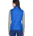 Core 365 CE702W Ladies' Prevail Packable Puffer Ve in True royal back view