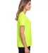 Core 365 CE111W Ladies' Fusion ChromaSoft™ Perfo SAFETY YELLOW side view