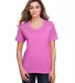 Core 365 CE111W Ladies' Fusion ChromaSoft™ Perfo CHARITY PINK front view