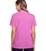Core 365 CE111W Ladies' Fusion ChromaSoft™ Perfo CHARITY PINK back view