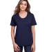 Core 365 CE111W Ladies' Fusion ChromaSoft™ Perfo CLASSIC NAVY front view