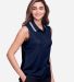 Devon and Jones DG20SW Ladies' CrownLux Performanc in Navy/ White