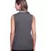 Devon and Jones DG20SW Ladies' CrownLux Performanc GRAPHITE/ WHITE back view