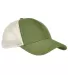 econscious EC7093 Unisex Hemp Eco Trucker Recycled in Olive/ oyster front view