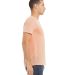 Bella + Canvas 3880 Fast Fashion Unisex Viscose Fa in Peach side view
