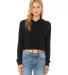 Bella + Canvas 8512 Fast Fashion Women’s Triblen in Solid blk trblnd front view