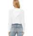 Bella + Canvas 8512 Fast Fashion Women’s Triblen in Solid wht trblnd back view