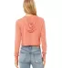 Bella + Canvas 8512 Fast Fashion Women’s Triblen in Sunset triblend back view