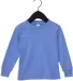 Bella + Canvas 3501T Toddler Jersey Long Sleeve Te HTHR COLUM BLUE front view