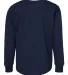 Bella + Canvas 3501T Toddler Jersey Long Sleeve Te NAVY back view