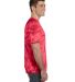 Tie-Dye CD101 Adult 5.4 oz. 100% Cotton Spider T-S in Spider red side view