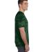 Tie-Dye CD101 Adult 5.4 oz. 100% Cotton Spider T-S in Spider green side view