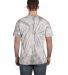 Tie-Dye CD101 Adult 5.4 oz. 100% Cotton Spider T-S in Spider silver back view