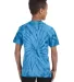 Tie-Dye CD101Y Youth 5.4 oz. 100% Cotton Spider T- SPIDER TURQUOISE back view